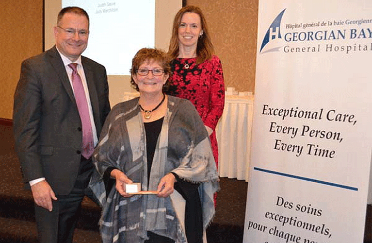 The Georgian Bay General Hospital (GBGH) Board of Directors honoured four staff, one physician and one team with Exceptional People Awards 2017